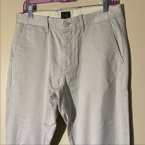 J. Crew 770 straight light tan khaki flat front pant Mens size 30x32